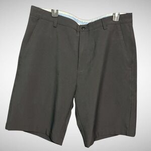 FootJoy Shorts Mens 36 Solid Black Golf Chinos Pre Owned